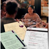 sigel Papier marbré, A4, 200 g/m2, papier prestige, marron