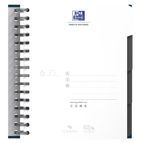 Oxford Office Collegeblock European Book 4, DIN A5+, kariert