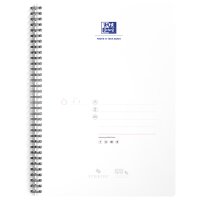 Oxford Office Spiralbuch, DIN A4, kariert, 90 Blatt, PP