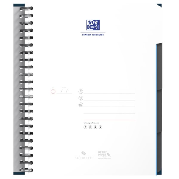 Oxford Office Cahier à spirale, European Book, A4+