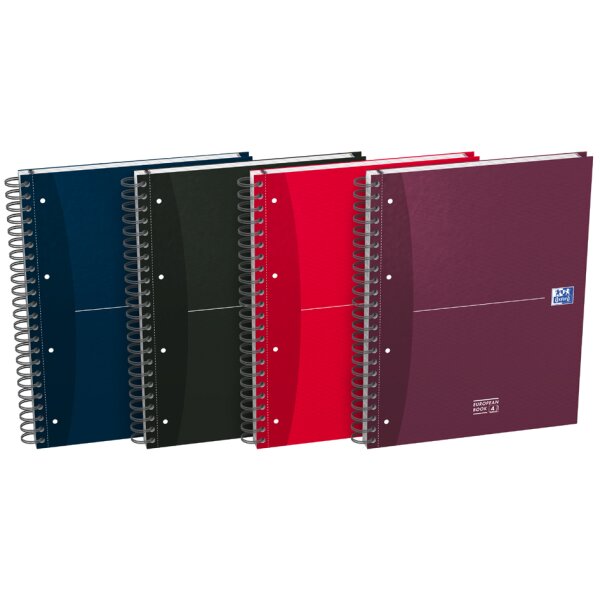 Oxford Office Cahier à spirale, European Book, A4+