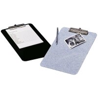 WEDO Klemmbrett, DIN A4, aus ABS-Kunststoff, schwarz