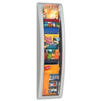PAPERFLOW Porte-brochures mural Quick fit, 1/3 A4, noir