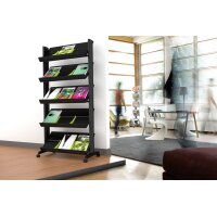 PAPERFLOW Porte-prospectus Uno easyDisplays, 5 étagères