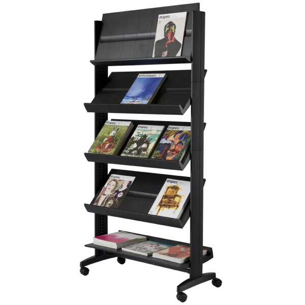 PAPERFLOW Porte-prospectus Uno easyDisplays, 5 &eacute;tag&egrave;res