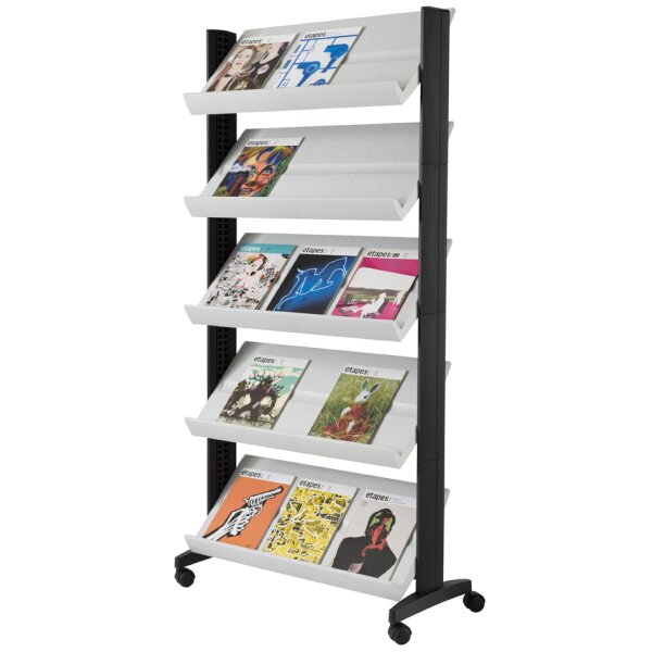 PAPERFLOW Porte-prospectus Uno easyDisplays, 5 étagères