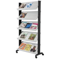 PAPERFLOW Porte-prospectus Uno easyDisplays, 5 étagères