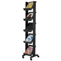 PAPERFLOW Porte-prospectus Corner easyDisplays, noir