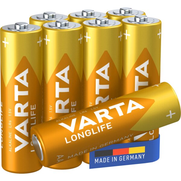 VARTA Pile alcaline LONGLIFE, Mignon AA
