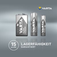 VARTA Pile au lithium Ultra Lithium, Micro (AAA), pack de 4