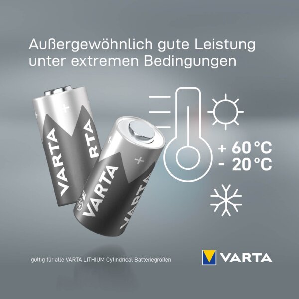 VARTA Foto-Batterie "LITHIUM", 2CR5, 6,0 Volt