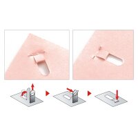 PLUS JAPAN Heftgerät SL-106AB klammerlos, blau