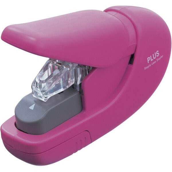 PLUS JAPAN Heftgerät SL-106AB klammerlos, pink