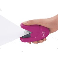 PLUS JAPAN Heftgerät SL-106AB klammerlos, pink