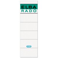 ELBA Etiquette pour dos de classeur ELBA RADO- rouge