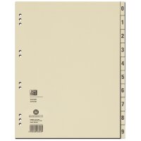 Oxford Trennblätter, 2-seitig bedruckt, chamois, 240x300 mm