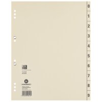 Oxford Trennblätter, 2-seitig bedruckt, chamois, 240x300 mm