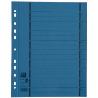 Oxford Intercalaire avec perforation, A4 extra large, gris