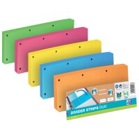 Oxford Trennstreifen Duo, aus Karton, 240 x 105 mm, grün