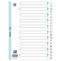 Oxford Kunststoff-Register, A-Z, DIN A4, weiss, 20-teilig