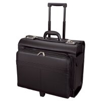 Alassio Valise pour pilotes SAN REMO, en similicuir, noir