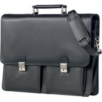 Alassio Porte-documents VENETO, cuir, noir