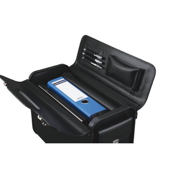 Alassio Valise pour pilotes Genova, similicuir, noir