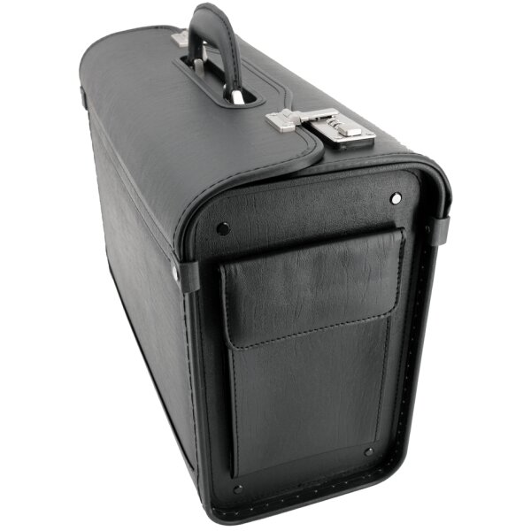 Alassio Valise pour pilotes Genova, similicuir, noir