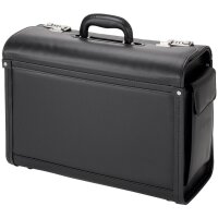 Alassio Valise pour pilotes Genova, similicuir, noir