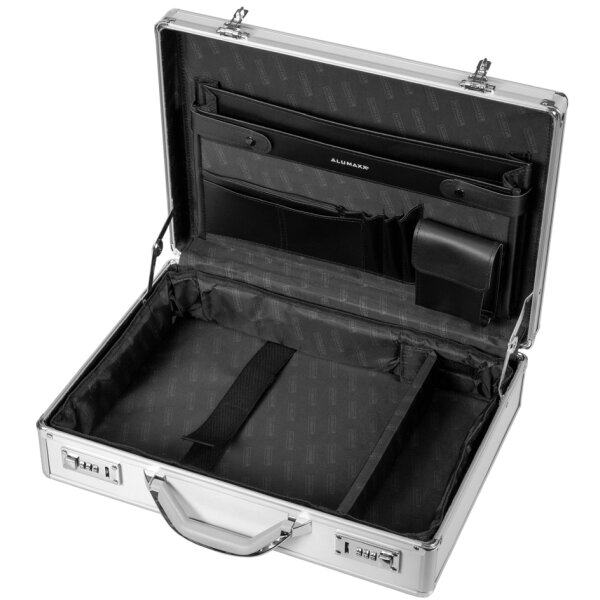 ALUMAXX Attaché-Koffer "OCTAN", Aluminium, silber
