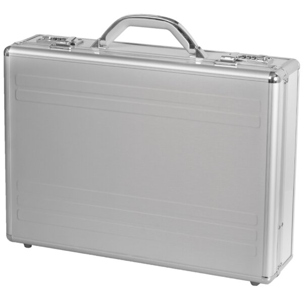 ALUMAXX Attaché-Koffer "OCTAN", Aluminium, silber