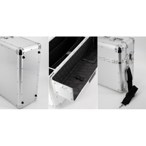 ALUMAXX Valise pour pilotes BETHA, aluminium, argent