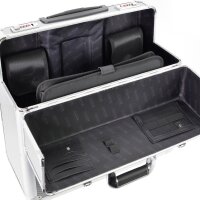 ALUMAXX Pilotenkoffer "CARBON", Aluminium, silber carbon