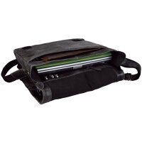 PRIDE&SOUL Umhängetasche "JUMPER", aus Leder, schwarz