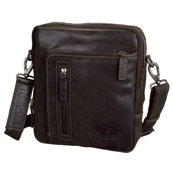 PRIDE&SOUL Sac à bandoulière WRETCH, cuir, marron