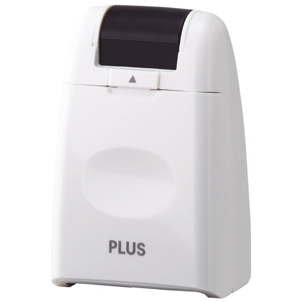 PLUS JAPAN Datenschutz-Rollstempel Standard, weiss