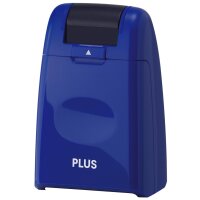 PLUS JAPAN Datenschutz-Rollstempel Standard, weiss