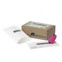 PLUS JAPAN Datenschutz-Rollstempel Standard, weiss