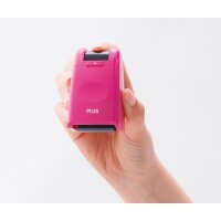 PLUS JAPAN Datenschutz-Rollstempel Standard, blau