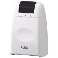 PLUS JAPAN Datenschutz-Rollstempel Standard, blau