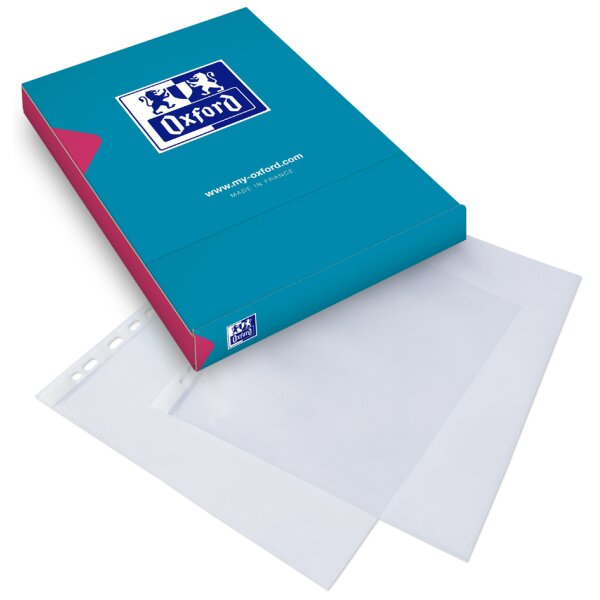 Oxford Prospekthülle Economy, DIN A4, PP, 0,06 mm, glasklar