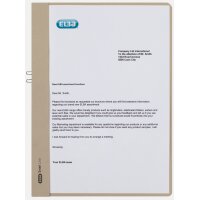 ELBA Chemise clip, A4, sans rabat avant, vert