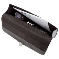 Alassio College-Mappe "UDINE", Leder, schwarz