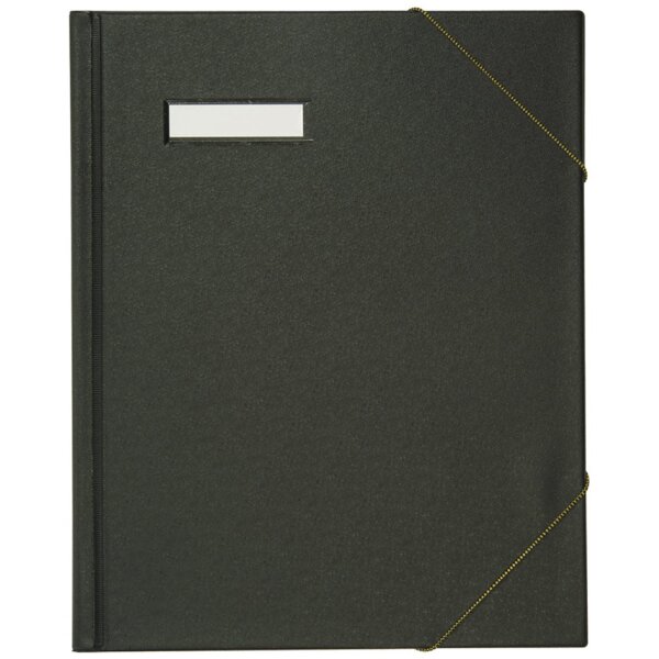 ELBA Chemise à courrier A4 en PVC, avec élastiques, bleu