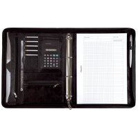 Alassio Serviette classeur MASSA, A4, similicuir, marron