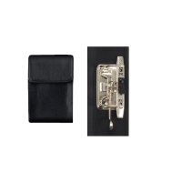 Alassio Ringbuchmappe "BERGAMO", A4, Lederimitat schwarz