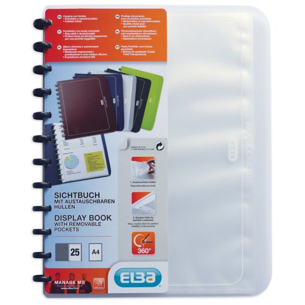 Oxford vario-zipp Protède-documents à anneaux manageMe!, A4