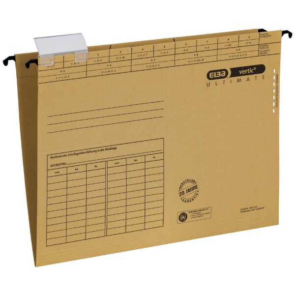 ELBA Hängemappe vertic ULTIMATE, A4, seitlich offen