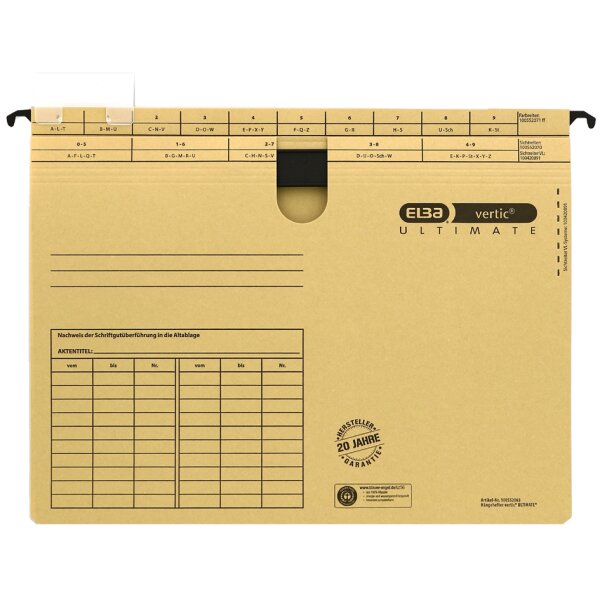ELBA Hängehefter vertic ULTIMATE, BZ-Hefter, A4