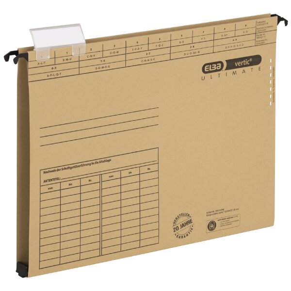 ELBA Hängesammler vertic ULTIMATE, Kunststoffboden, 20 mm